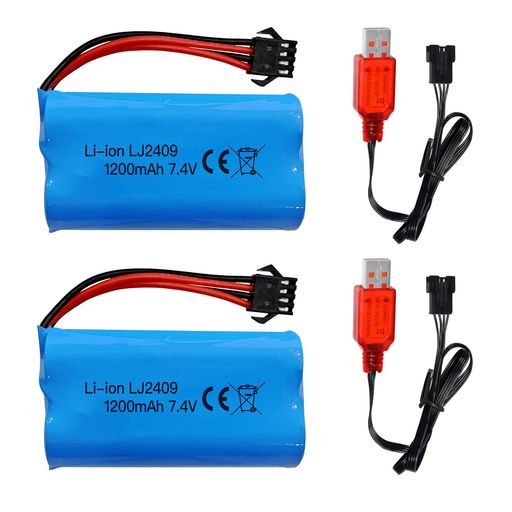 梱包伝票:2PCS電池+2PCS充電ケーブル EC08 RC玩具車モデルオフロード車の坂登りドリフトレーシングカーリモコン船バッテリーに適用 当社の高品質バッテリーを使用して、リモコンカーを最適な状態に維持します! 電池がすぐに切れるので、電池に時間をかけないでください。リモコンカーのために耐久性のある電池に変えてください。 特別な注意: 注文する前に、自分の製品のプラスマイナス電源ケーブルが私たちが販売している製品のプラスマイナス電源ケーブルと完全に一致しているかどうかを確認してください。電池のプラスとマイナスが一致しない場合は、使用しないでください。 -黒い線は電池負極 +赤い線は電池の正極