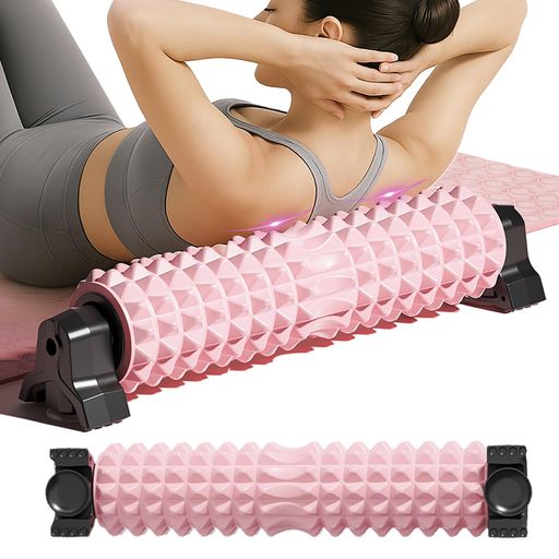 マッサージローラー取り外し可能背中筋膜リリース初心者向けストレッチポールEVAヨガポール耐荷重200KG..