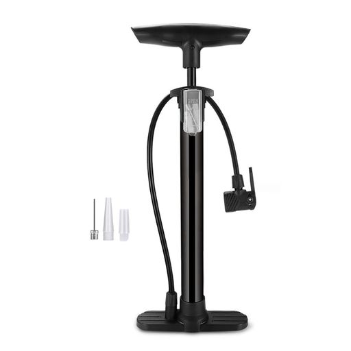 自転車 空気入れ 仏式 くうきいれ 仏/英/米式バルブ対応 自転車くうき空気入れ コンパクト ボール 兼用 人気携帯 ボール、電動車、バイク、球、針、浮き輪用