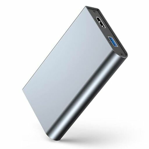 キャプチャーボードHDMI4Kパススルー対応USB3.01080P60FPSゲームキャプチャービデオキャプチャー外付けライブ配信用ゲーム録画ビデオ録画4K30FPS入力SwitchPS4PS5XboxWiiU