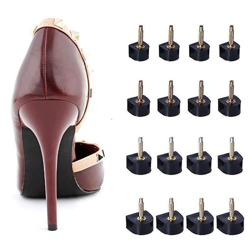 Doyeemei靴ヒール修理用釘靴のヒント8ペア靴底修理キット滑り止めトップリフトハイヒール用婦人ヒール..