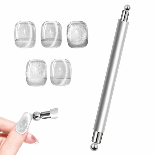 BTtimeネイル用マグネット磁石強力ネイルスティック金属製セルフネイルハートDIYキャットアイズジェルキャッツアイ専用磁石ビー玉フレンチ滑り止めハンドル初心者でも成功率アップセル…