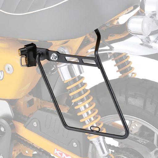 デイトナ(DAYTONA) バイク用 サイドバッグサポート モンキー125(18-22) 左側専用 ヘルメットホルダー付属 サドルバッグサポート 30055 ブラック