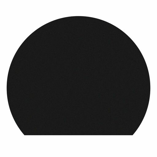 Other - IFENDまな板D型耐熱黒半円大きいゴム食洗機キャンプ抗菌軽量薄型広く使える柔らかい滑らない両面利用可能(ブラックS)