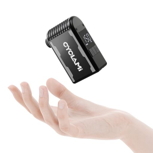 CYCLAMI電動空気入れ自転車150PSI気圧表示携帯電動ポンプ携帯ポンプ小型電動空気入れ米式仏式バルブ対応3*600mAH軽量自動USB充電式(4)