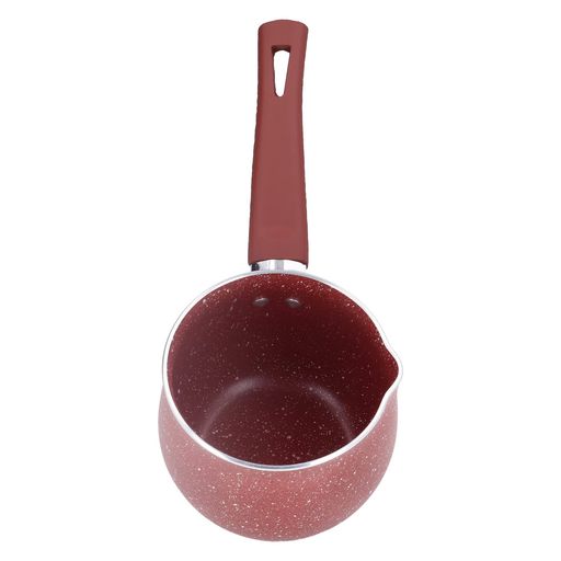 Ih Incompatible - ノンスティックミルクパン薄型反凍軽量食材熱沸騰ポットコーヒーシングルハンドル持ち運び便利安全使用可能毎日の調理用途に適用食品グレードアルミニウムホームやレストラン午後紅…