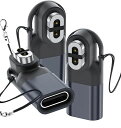 ShokzUSBType-C用変換アダプターShokz骨伝導イヤホン用USB-C充電ケーブル変換アダプター(2本)ShokzType-C用変換マイクロ急速充電コンパクト持ち運び便利良質な素材耐久性安全稳定Shokz用変換アダ…