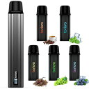 電子タバコVAPEスターターキット5風味セット25000回吸引カートリッジバッテリー本体PODLEDディスプレイ搭
