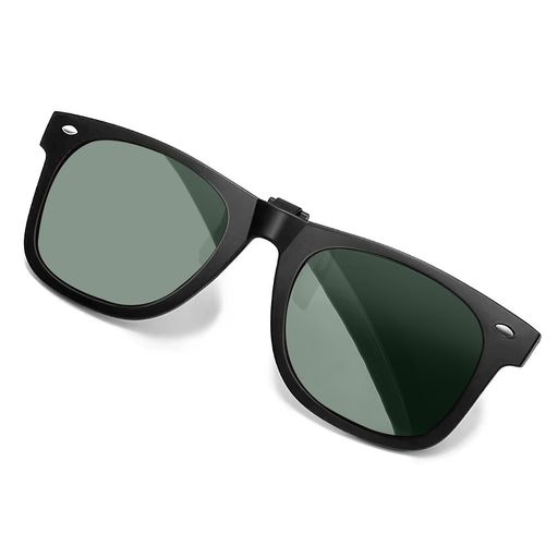 [MAIVARDAY]サングラスクリップオン眼鏡の上からメガネにつける前掛け跳ね上げタイプ式メンズレディー..