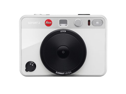 LeicaSofort2デジタル&インスタントフォトカメラLCDディスプレイ付き2つのシャッターリリース10枚のレンズ効果LeicaFOTOSアプリ対応(ホワイト)