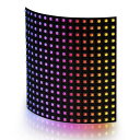 BTF-LIGHTINGWS2812BECORGB合金ワイヤー16X16cm265ピクセルLEDマトリックスパネル5050SMDデジタルフレキシブル個別にアドレス指定可能フルカラーLEDパネルDC5V