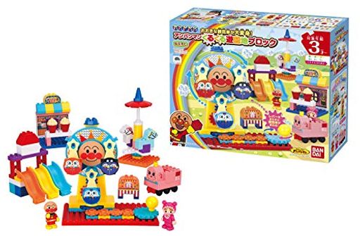  BlockLabo ブロックラボ おおきな観覧車が大変身! アンパンマンくるくる遊園地ブロック 対象年齢 3 才以上 それいけ!アンパンマン