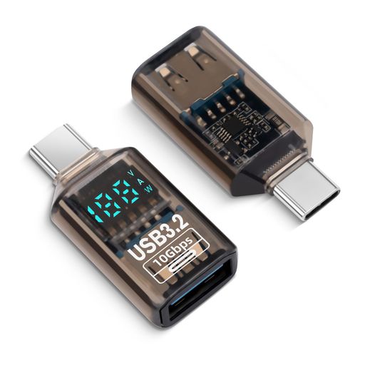 leizhan 36W USB-C オス-USB 3.2 メス, OTGアダプタ Type-C to USB 10Gbpsデータ転...