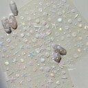 Honnydendネイルアートシール2枚セッ5D夏の貝殻ネイルアートステッカー自己粘着春夏デカールデザイン女性女の子子供のためのネイルアート装飾