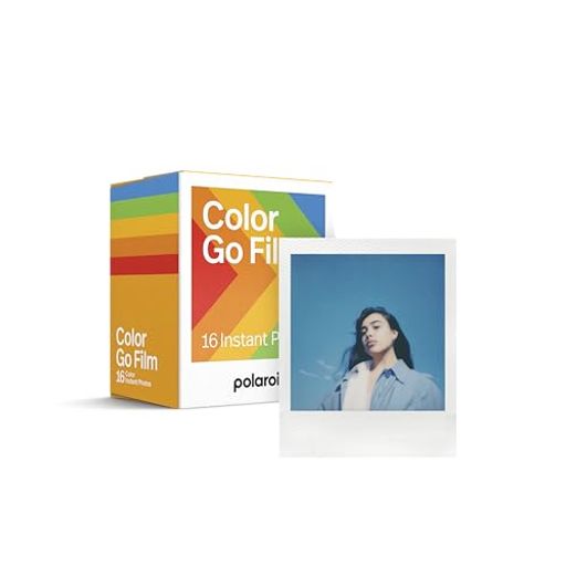 Polaroid(ポラロイド) インスタントフィルム Polaroid Go film – double pack カラーフィルム 16枚入り フレームカラー白 (6017)
