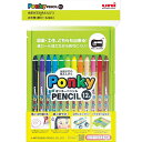 三菱鉛筆色鉛筆ポンキーペンシルこども12色K800PK12CLT(3)