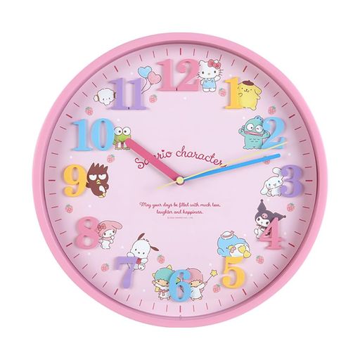 サンリオ(SANRIO) サンリオ サンリオキャラクターズ ウォールクロック 掛け時計 29.5×29.5×4.5CM キャラクター SANRIO 100781 サンリオ(SANRIO) サンリオ サンリオキャラクターズ ウォールクロック 掛け時計 29.5×29.5×4.5CM キャラクター SANRIO 100781