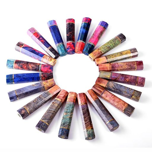 UTAKI 包丁柄 替柄 和式八角形の柄 手作り包丁柄 7寸包丁・菜切・筋引・牛刀210交換用高級な包丁柄、焼き入れ用