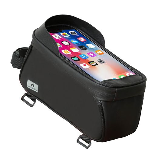 RockCloud自転車バッグ自転車用トップチューブバッグ防水撥水大容量フレームバッグタッチパネルスマホ..