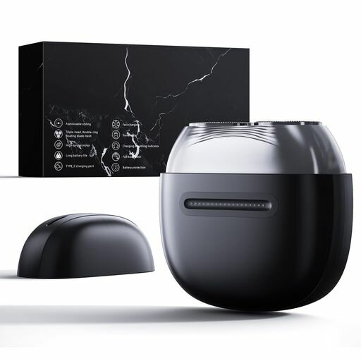 Aerzosty電気シェーバーメンズ用ひげそり髭剃り超軽量118g乾湿両用IPX7防水スライドスイッチ設計400mAh長持ちバッテリー旅行/出張携帯に便利電動シェーバー眉毛シェーバー男性プレゼント対…