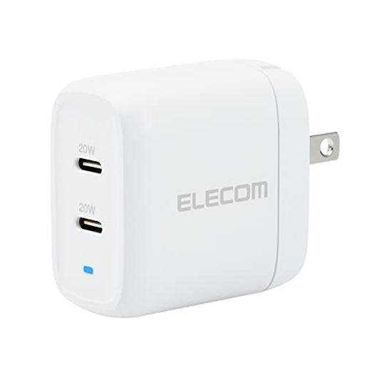 エレコム充電器USBPD対応合計40W2ポートType-Cx2折りたたみ式プラグ2台同時充電【iPhoneSE3/13/12/iPad/Android各種対応】ホワイトMPA-ACCP25WH エレコム充電器USBPD対応合計40W2ポートType-Cx2折りたたみ式プラグ2台同時充電【iPhoneSE3/13/12/iPad/Android各種対応】ホワイトMPA-ACCP25WH