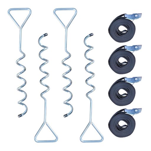 【商品詳細】:直径7.6mm、39cm超長のペグです。梱包重量(約):1.75KG。梱包ケースサイズ:46*16*5cm。軽量で頑丈なスチール製ペグです。表面に亜鉛メッキを施している。強度は一般のスチール製より高いです。 【セット内容】:ペグ*4本、固定用ロープ*4本。 【用途】:キャンプの必需品。テント、室外用トランポリンの固定、天幕、タープ、登山、アウトドアなどの設営だけでなく、ピクニック用のシートの固定にもおすすめです。いろんな場合に使用することができます。 【螺旋式デザイン】:螺旋式で地面への固定がより強固になります。開口部を緊密にすることで、より効果的な固定が可能です。高品質なスチール製を採用し、丈夫で高い耐久性を実現しました。 【設置簡単】:三角形のハンドルと鋭い先端により、テント杭を地面に簡単に挿入できます。豪雨や強風で対象物を保護でき、強力な耐荷重能力、地面にしっかりと固定できます。【ご注意】:このペグを使用するときは手に怪我をしないようにご注意ください。