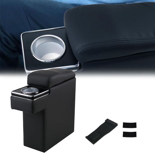 Sporacingrtsプロボックス/サクシード専用アームレストコンソールボックス160系ガソリン・ハイブリッド車対応・LEDライト付き小物入れとドリンクホルダー付き