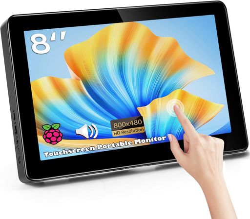 ULRHZARミニモニター8インチタッチパネルモバイルモニターHD小型モニターHDMI/USBTYPECビデオ入力付きモニターIPS画面ミニディスプレイ800X480PCラップトップPS3PS4RASPPI ULRHZARミニモニター8インチタッチパネルモバイルモニターHD小型モニターHDMI/USBTYPECビデオ入力付きモニターIPS画面ミニディスプレイ800X480PCラップトップPS3PS4RASPPI