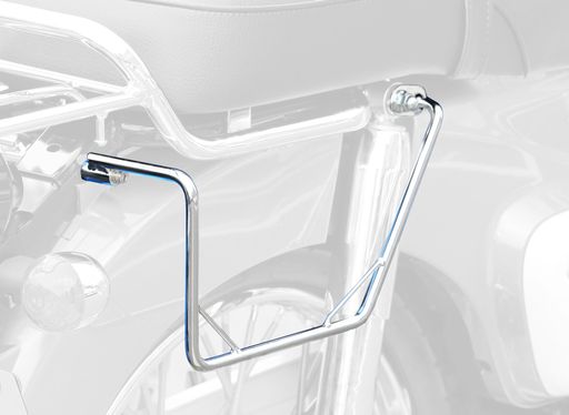キジマ(Kijima)スーパーカブ/クロスカブ(’18-)バイクパーツサイドバッグサポートスチール製右側用クロームメッキ210-4931