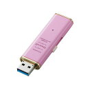 エレコム USBメモリー USB3.0対応 WINDOWS10対応 MAC対応 スライド式 32GB ストロベリーピンク MF-XWU332GPNL
