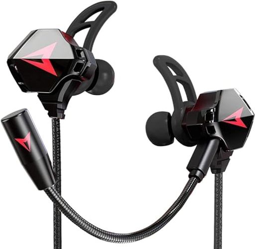 Kasott Battle Buds ゲーミングイヤホン マイク付き 【 マイクミュート機能 】 重低音 イヤホン 有線 カナル型 リモコン 通話可能 音量調整 ノイズキャンセリング 遮音性 ps4 ps5 switch PC パソコン…