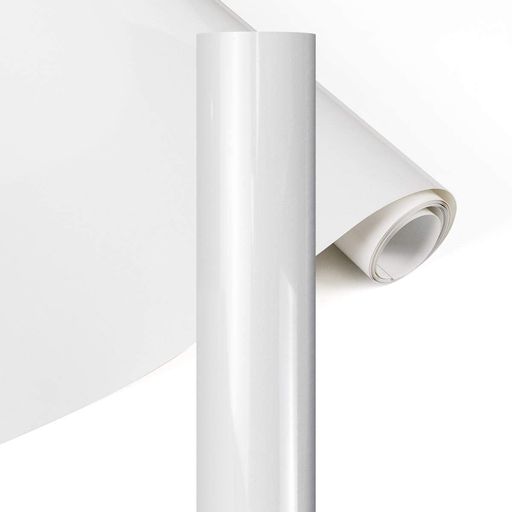 YRYM HT アイロンプリントシート熱転写ラバーシート152*30cm PUラバーシート(白)