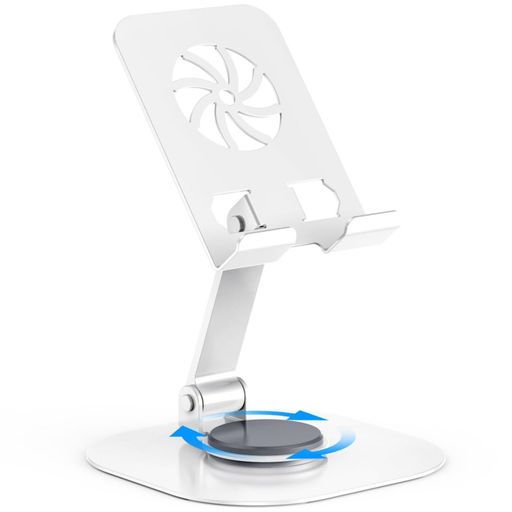 乐天商城 - CreaDreamスマホスタンド、360°回転調整、マルチアングル調整、軽量折りたたみアルミニウム合金スマホホルダー、iPhone16/15/14およびHuawei/Androidモデル用の軽量でポータブル