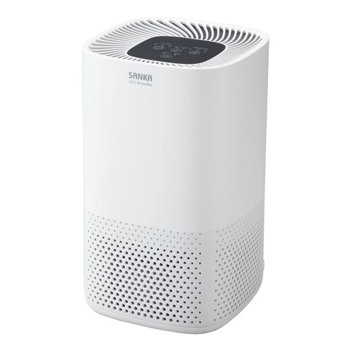 サンカ除菌UV-Cユニット搭載除菌空気清浄機7畳花粉やPM2.5悪臭分子細菌まで対応UV-Cユニットによる除菌効果で雑菌やウィルスの増殖を抑制360°全方位から空気を吸引部屋の空気を効率的に…
