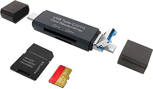 【2-in-1/ 3-in-1SDカードリーダー】SD カードリーダー、USB-C + USB3.0ツーインワンインターフェース付きのSD / TF ( MicroSD ) カードリーダーです。これは、多機能アダプターで、USB-A、USB-CまたはMicroと自由に接続できる。メモリーカードの容量は最大2TBです。様々なシーンで大活躍しています。ご需要によって適合な商品を選択ください:2in1或は3in1 【超高速USB3.0ポート】USB 3.0 タイプc sdカードリーダー変換は104MB /秒のUHS-I超高速に対応、最大2TBのメモリカードを同時に読み取り/書き込みでき、カメラまたはモバイルデバイスからのビデオや写真転送に最適! 【汎用性&amp;使いやすい】microsdカードリーダーはSD、SDXC、SDHC、MMC、RS-MMC、Micro SDXC、Micro SD / TF、Micro SDHCカードと互換性があり、Win10、8、7、macOS、iPadOS、 Linux 2.6.14以降のバージョンに対応、プラグアンドプレイ。