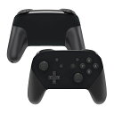 eXtremeRateプロコンswitchに対応用フェースプレートとバックプレート、スイッチプロコンに対応用DIY交換ハウジングケース(switchproコントローラーは含まれていません。)【ブラック】
