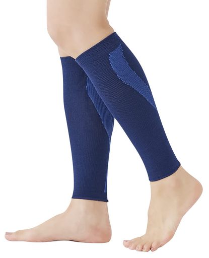 毎日をあしスタントするふくらはぎサポーター テーピングラインでふくらはぎの筋肉をしっかりサポート ふくらはぎの筋肉(腓腹筋とヒラメ筋)を支えて、筋肉の負担を軽減 足首からふくらはぎにかけた段階着圧 綿混素材でムレにくく快適