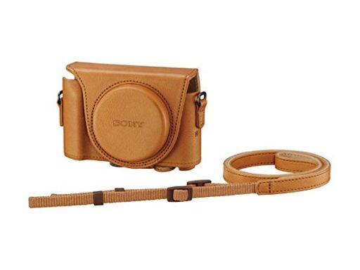 ソニーデジタルカメラケースジャケットケースライトブラウンLCJ-HWATIC