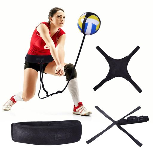 Soft Volleyball - バレーボールトレーニング補助具、ボールリバウンダー練習キット、サーブ練習用具、スパイク・セッティング練習用具、ティーンエイジャーの男女へのプレゼントに最適