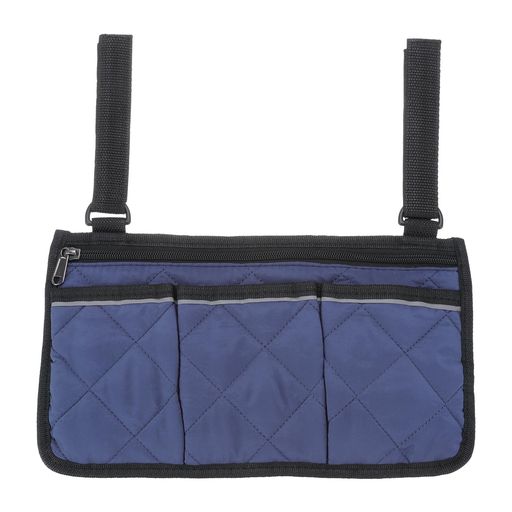 PATIKILビーチチェアアームレストバッグ防水ビーチチェア吊り下げ収納ポーチアームレストマガジンスナックバッグ4つのポケット付きキャンプアウトドア用ティールブルー