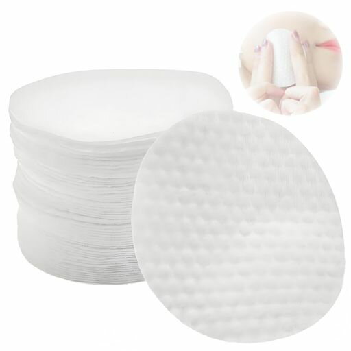ZHSHXNGYコットントナーパッドふきとり用丸型トナーパッド詰め替え化粧水用凹凸エンボス薄型コットンパ..