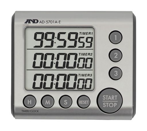 A&D 3チャンネル100時間タイマー AD-5701A-E トリプル 時間管理