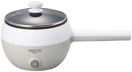 タマハシ(Tamahashi)電気片手鍋16cm保温機能付き炒め料理可能ゆで卵袋麺ラーメン鍋防災ERETTOmonoET-102