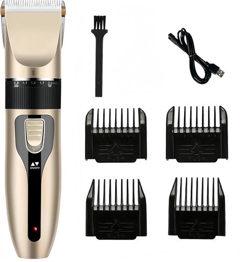 【防水&USB充電式】電動バリカン5段階調整可能ヘアカッター低騒音コードレス散髪用メンズ・子供・家庭..