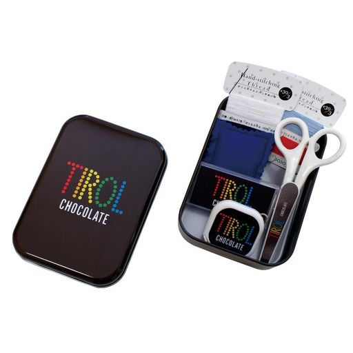 ミササブリキ缶ソーイングセットチロルチョココーヒーヌガーNo.1489