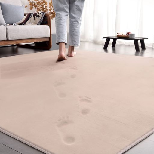 ラグカーペット低反発ラグマット3畳厚手15mm190x240cm滑り止め付洗える防音床暖房ホットカーペット対応..