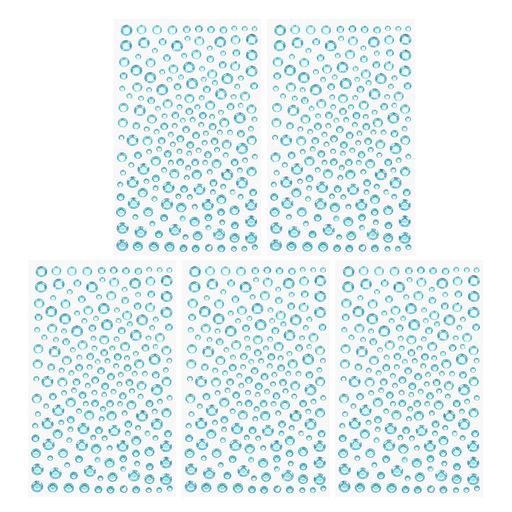 仕様:カラー:スカイブルー;素材:アクリル;ステッカー全体サイズ:75 x 120mm / 2.95 x 4.72"(縦x横);ラインストーンの高さ:2mm / 0.07";ラインストーンの直径:3/4/5/6mm(0.11/0.15/0.19/0.23");梱包リスト:アクリルダイヤモンドステッカー5シート 利点:良質なアクリル製で、耐摩耗性と耐衝撃性があり、破損しにくく、長い間美しさと光沢を保つことができます;細かいクラフト作りと輝く光沢は、自然光や照明の下でも見ることができます;磨かれて滑らかで、表面はバリがなく柔らかく繊細です。 アプリケーション:これらのアクリルダイヤモンドステッカーは、ネイルアート、クラフト衣類、DIYファ ブリック、メイクアップなどに適しています。また、アクセサリーや家庭装飾、手芸製作など、多機能な特性を示すさまざまな分野で広く使用されています。