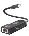 USB-CLAN有線lanアダプターUSB-C-イーサネットアダプター、USBType-C(Thunderbolt3/4)-10/100/1000Mbps高速RJ451GbpsギガビットイーサネットLAN