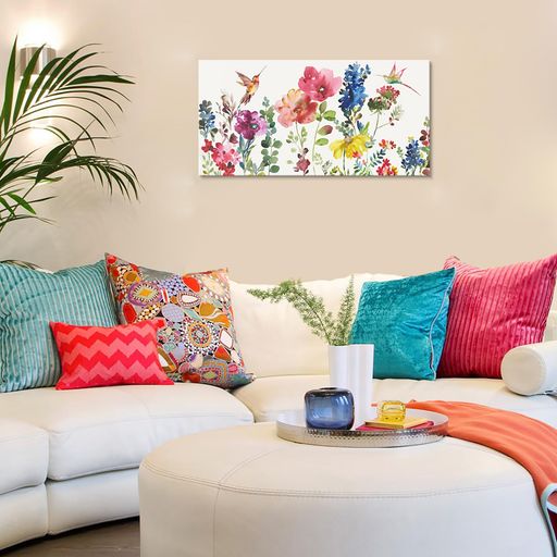 CAMULLE アートパネル 花の絵 インテリア絵画 早春の花鳥 ポスター 装飾画 部屋飾り 壁の絵