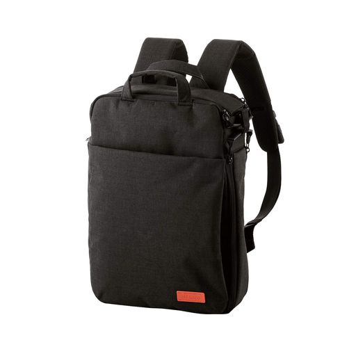 エレコム リュック ビジネスバッグ offtoco(オフトコ) 13.3インチPC収納 A4対応 3WAY ブラック BM-OF01BK